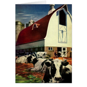 Vaches vintages de lait Holstein sur les fermes la