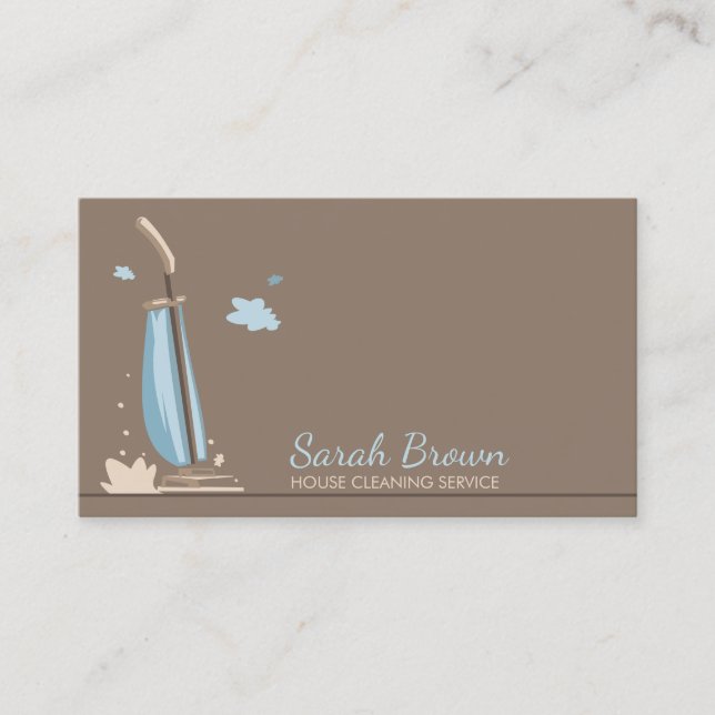 Vacuum Cleaner Business Card (Front)