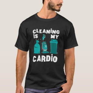 Vacuum Cleaner Cardio Cleaning Trash Bag Trash Bin T-Shirt
