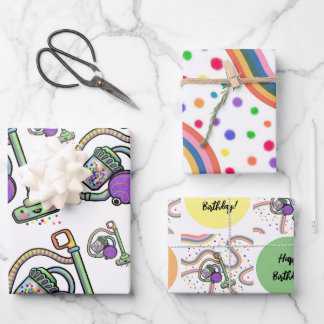 Vacuum Party Wrapping Paper