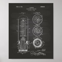 Vacuum Tube 1928 Tableau de bord de l'art breveté