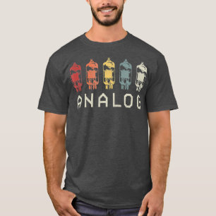 vacuum tube amp analogue vintage retro 80s 90s T-Shirt
