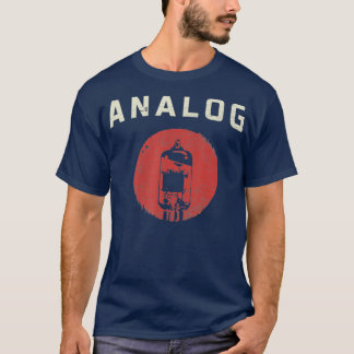 vacuum tube amp analogue vintage retro 80s 90s T-Shirt