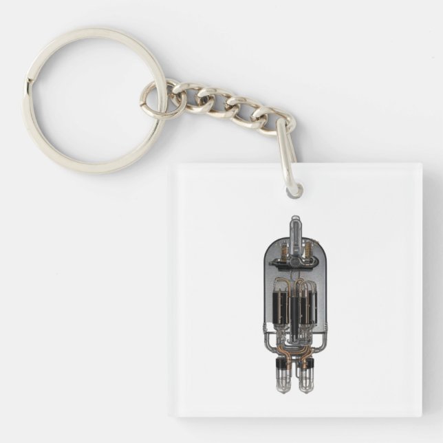 Vacuum Tube Amplifier Keychain (Front)