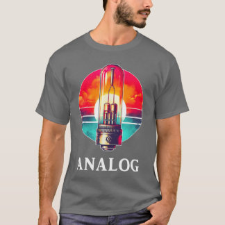 Vacuumube Amp Analog Vintage Retro s for Men funny T-Shirt