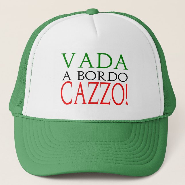 Vada a bordo Cazzo logo hat (Front)