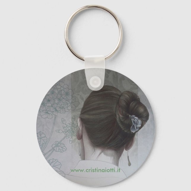 vado in cerca dei tuoi occhi keychain (Front)