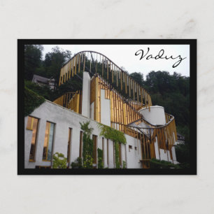 vaduz arts centre postcard
