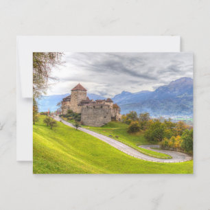 Vaduz Castle Liechtenstein Postcard