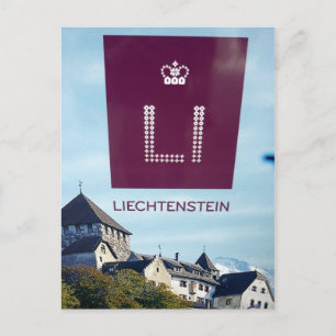 vaduz li postcard
