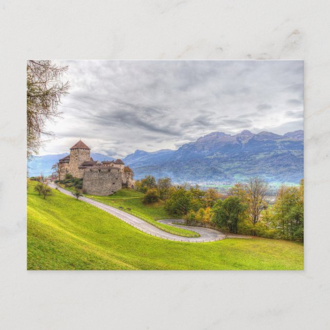 Vaduz Liechtenstein Castle Postcard (Front)