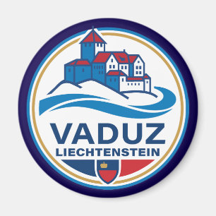 Vaduz Liechtenstein Europe Magnet