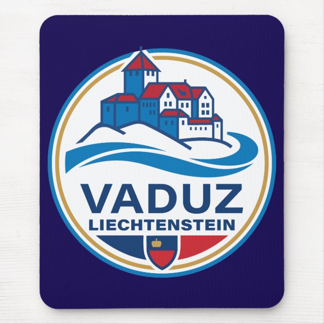 Vaduz Liechtenstein Europe Mouse Pad (Front)