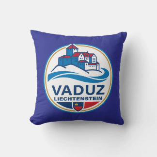 Vaduz Liechtenstein Europe Throw Pillow