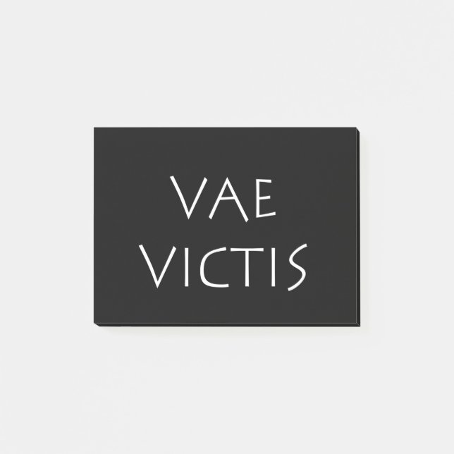 Vae victis post-it notes (Front)
