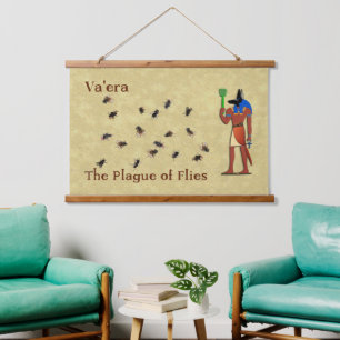 Va'era - The Plague Of Flies Hanging Tapestry