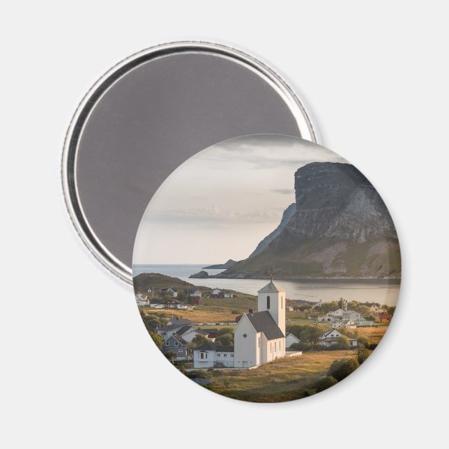 Vaeroy Lofoten Norway Magnet (Front/Back)
