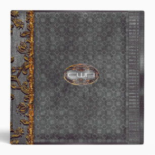 Vago Grey Retro Binder