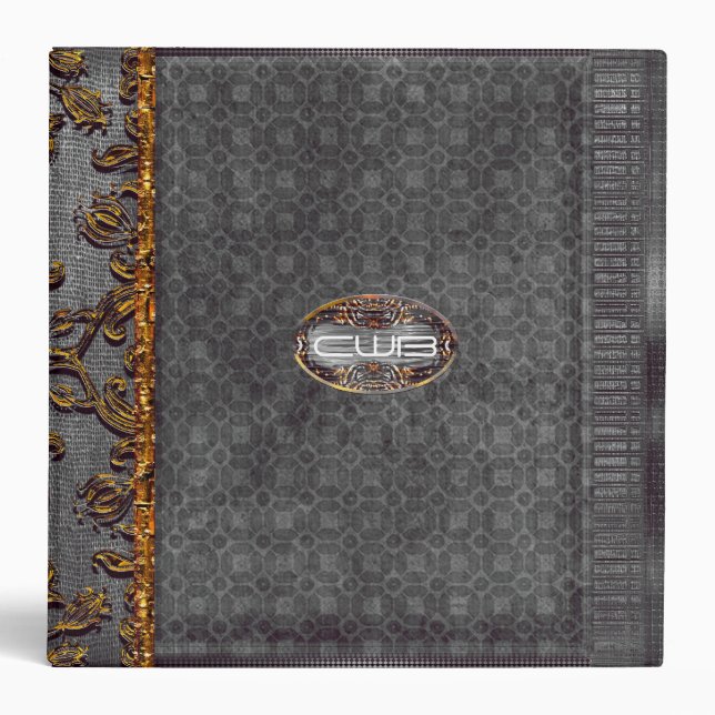 Vago Grey Retro Binder (Front)