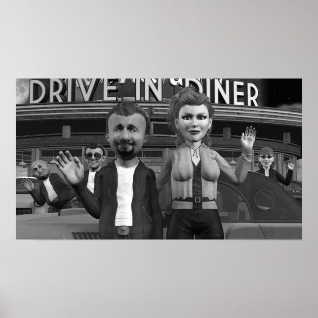 Vague À La Caméra - Petite Affiche (Devant)