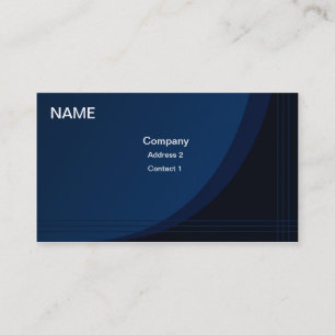 Vague bleue de carte de visite professionnel