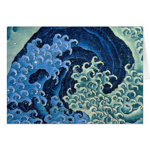 Vague féminine de Hokusai Océan Vintage 