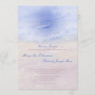 "Vague sur le sable" Faire-part de mariage