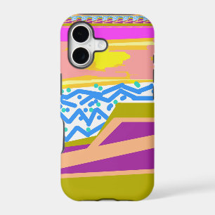 Vagues bleues de yacht violet