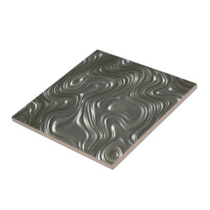 Vagues d'argent moderne Carreaux de céramique déco