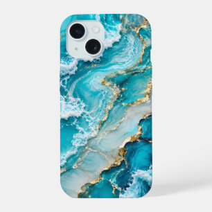Vagues de lagon turquoise Abstrait