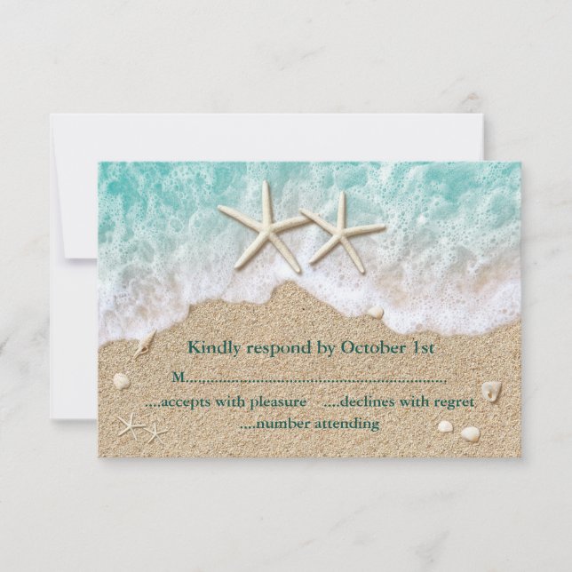 Vagues de plage et Starfish RSVP (Devant)