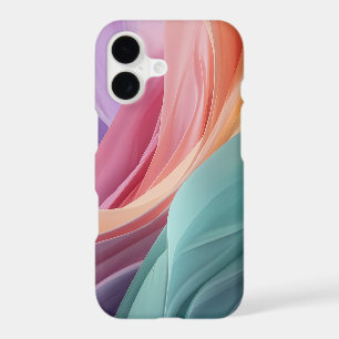 Vagues de tissu pastel abstrait