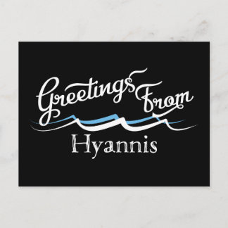 Vagues d'eau de carte postale Hyannis