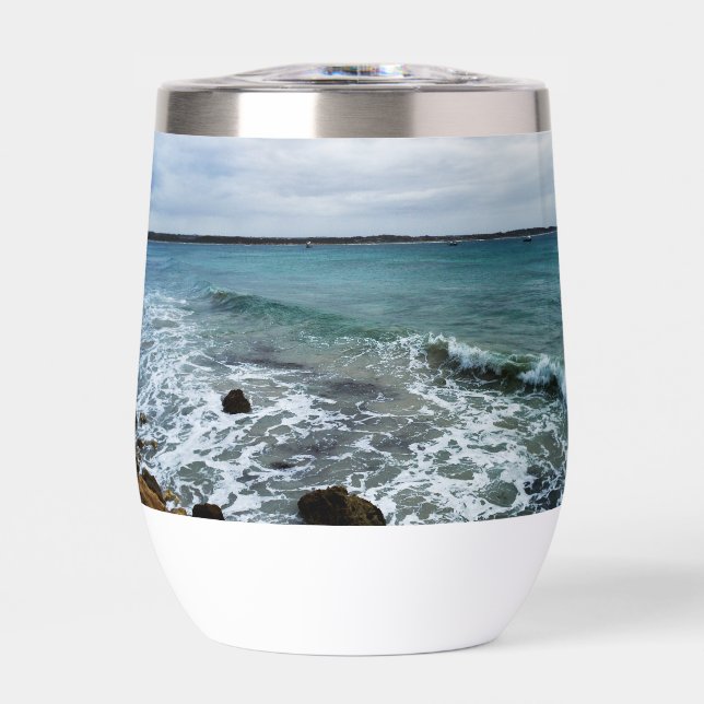 Vagues Et Bateaux De Pêche Sur L'Océan, (Avant)