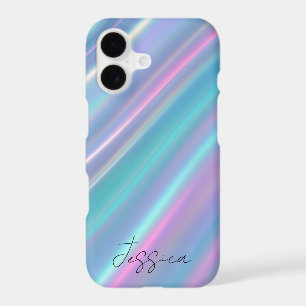 Vagues iridescentes holographiques
