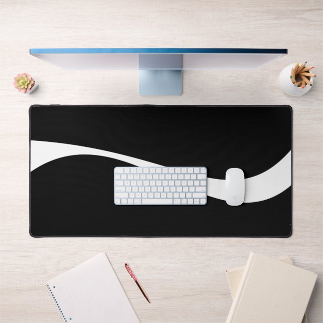 Vagues simples 2 - Noir et blanc (Bureau 1)