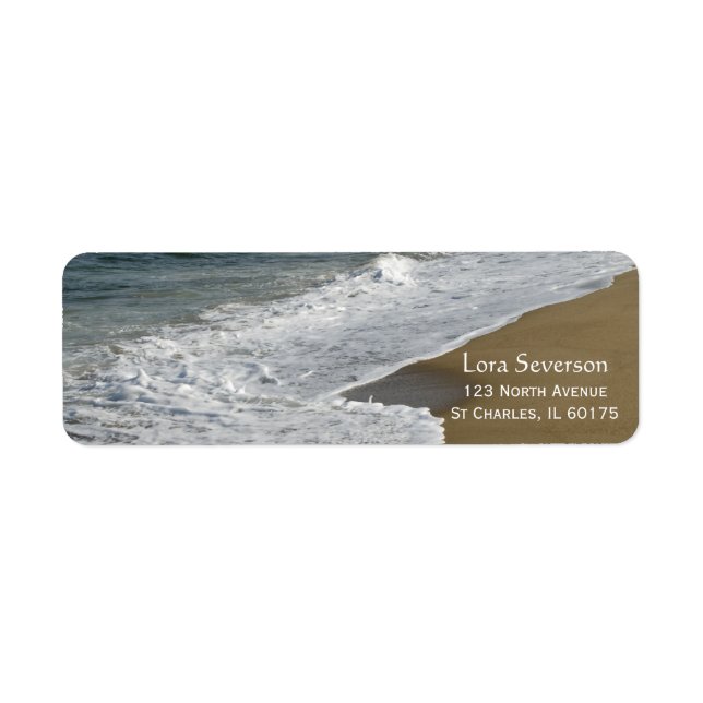 Vagues sur la plage (Devant)