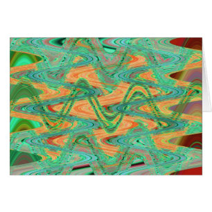 vagues vertes d'orange