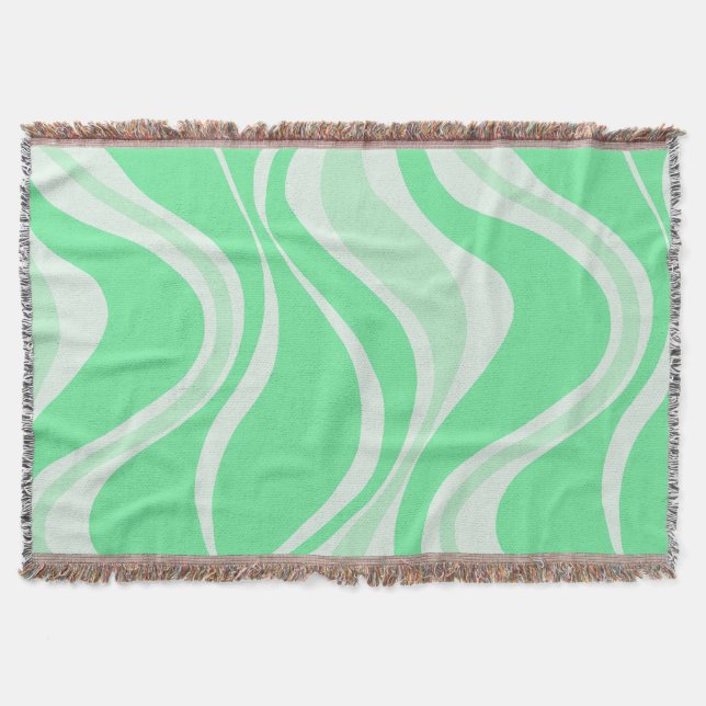 Vagues vertes lanceur couverture (Devant)