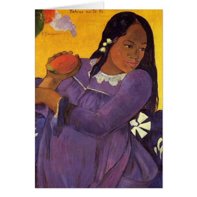 "Vahine aucune carte de Te Vi" - Paul Gauguin (Devant)