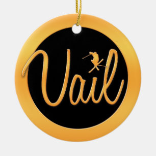Vail Ceramic Ornament