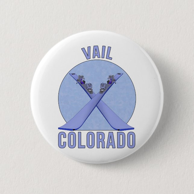 Vail, Colorado 2 Inch Round Button (Front)