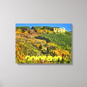 Vail Colorado lift canvas wrap Print