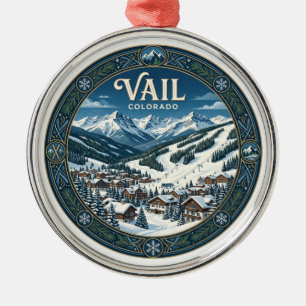 Vail Colorado Metal Ornament