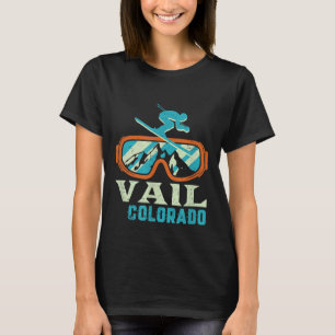 Vail Colorado Mountain Vintage Retro Skiing And Sn T-Shirt