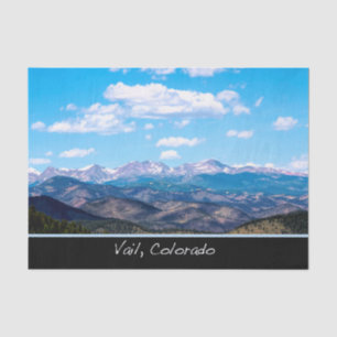 Vail, Colorado Mountains Tissue Paper
