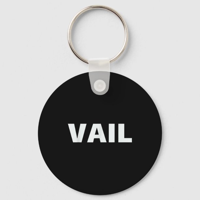 Vail colorado - rocky mountain skiing &amp; keychain (Front)