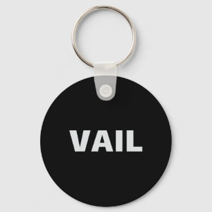 Vail Colorado - Rocky Mountain Skiing And Snowboar Keychain