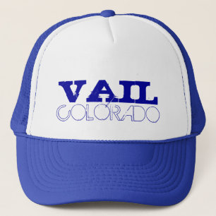 Vail Colorado simple blue hat