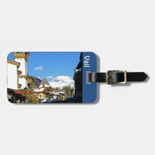 Vail Colorado Ski Luggage Tag
